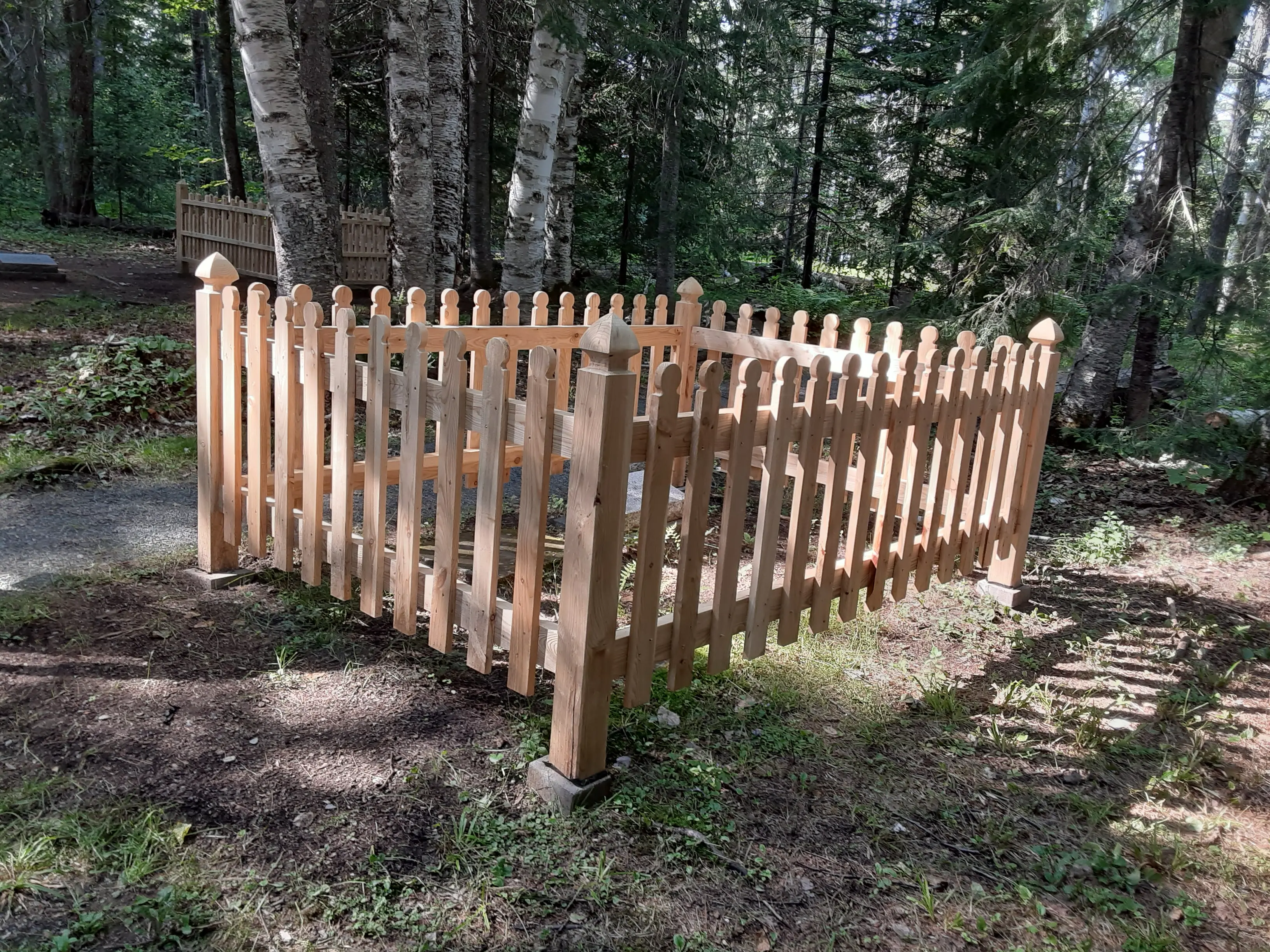 Memorial Garden Fence — detail