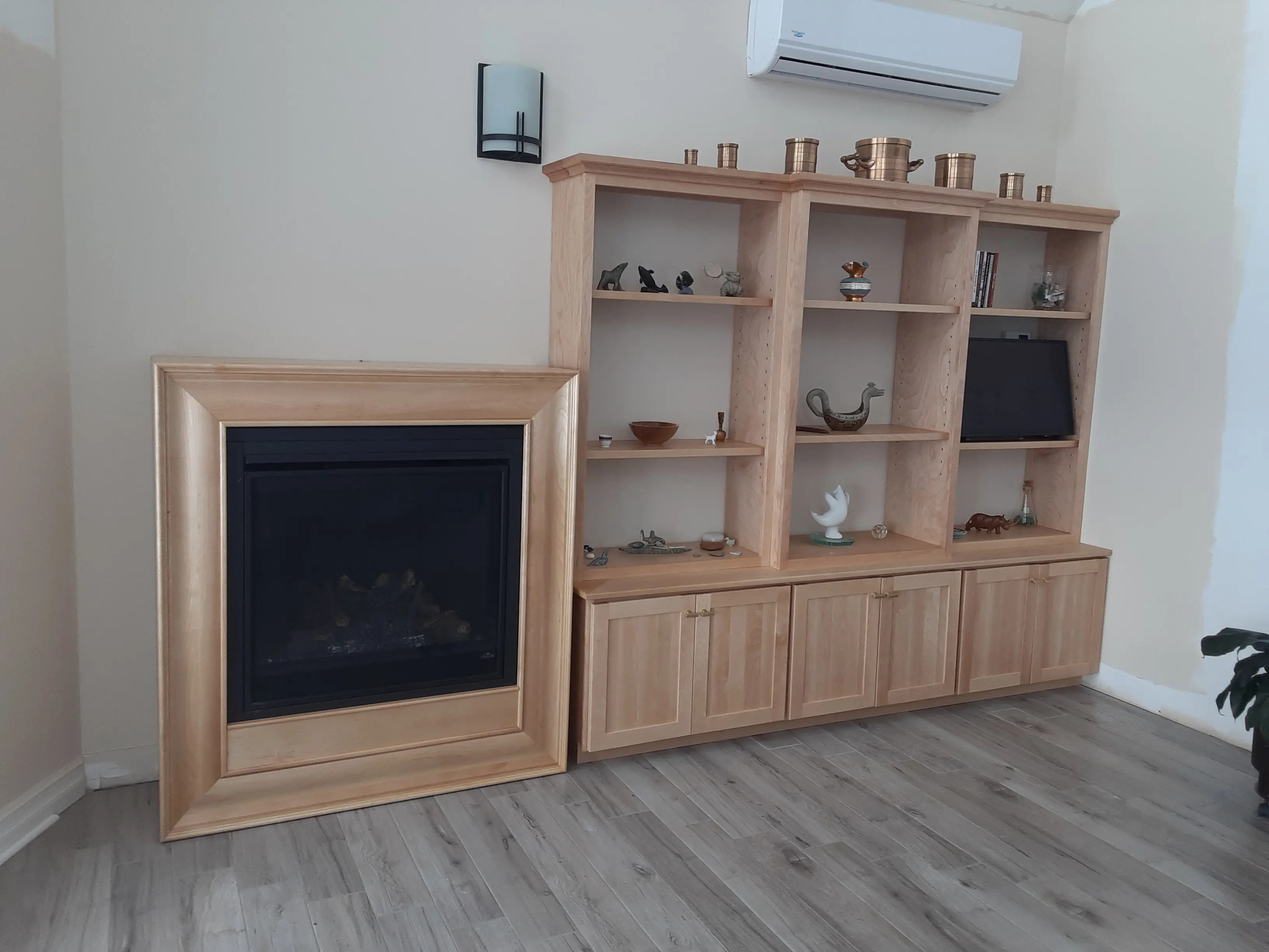 Fit and trim, in place.